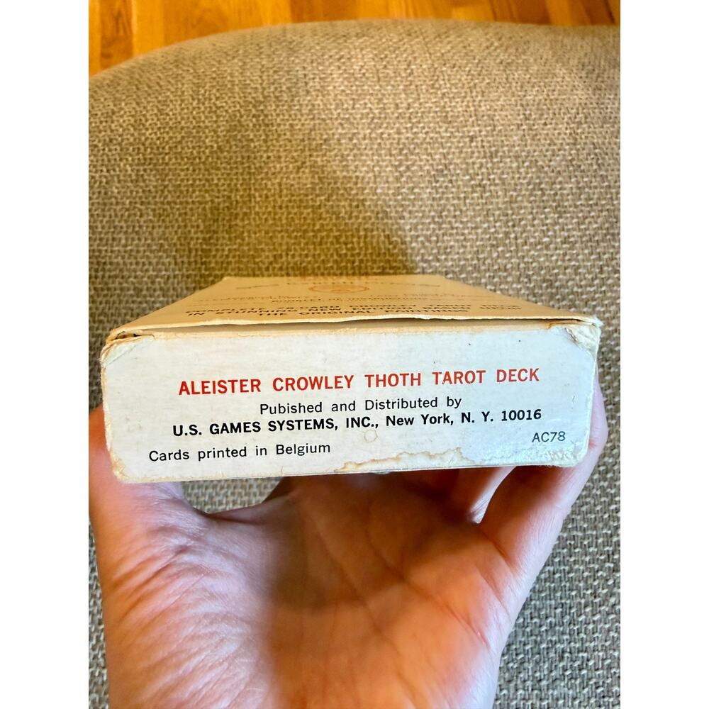 Vintage 1978 Aleister Crowley Thoth Tarot Deck AC78 Belgium U.S. Games 78 Cards - Picture 9 of 9